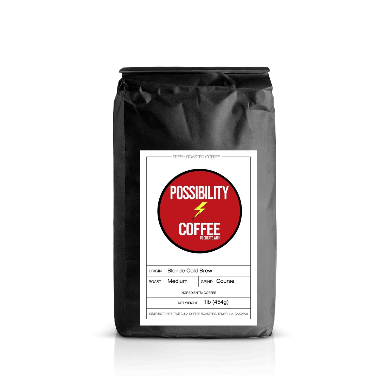 Bag of Possibility Cold Brew Coffee white background