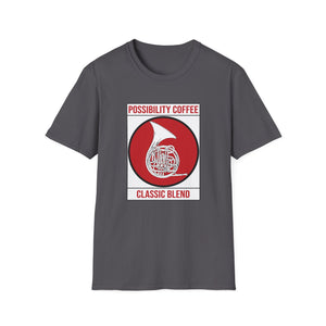 Charcoal Gray Possibility Coffee Classic Blend T-shirt 