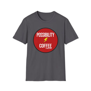 Charcoal Gray Possibility Coffee Logo T-Shirt