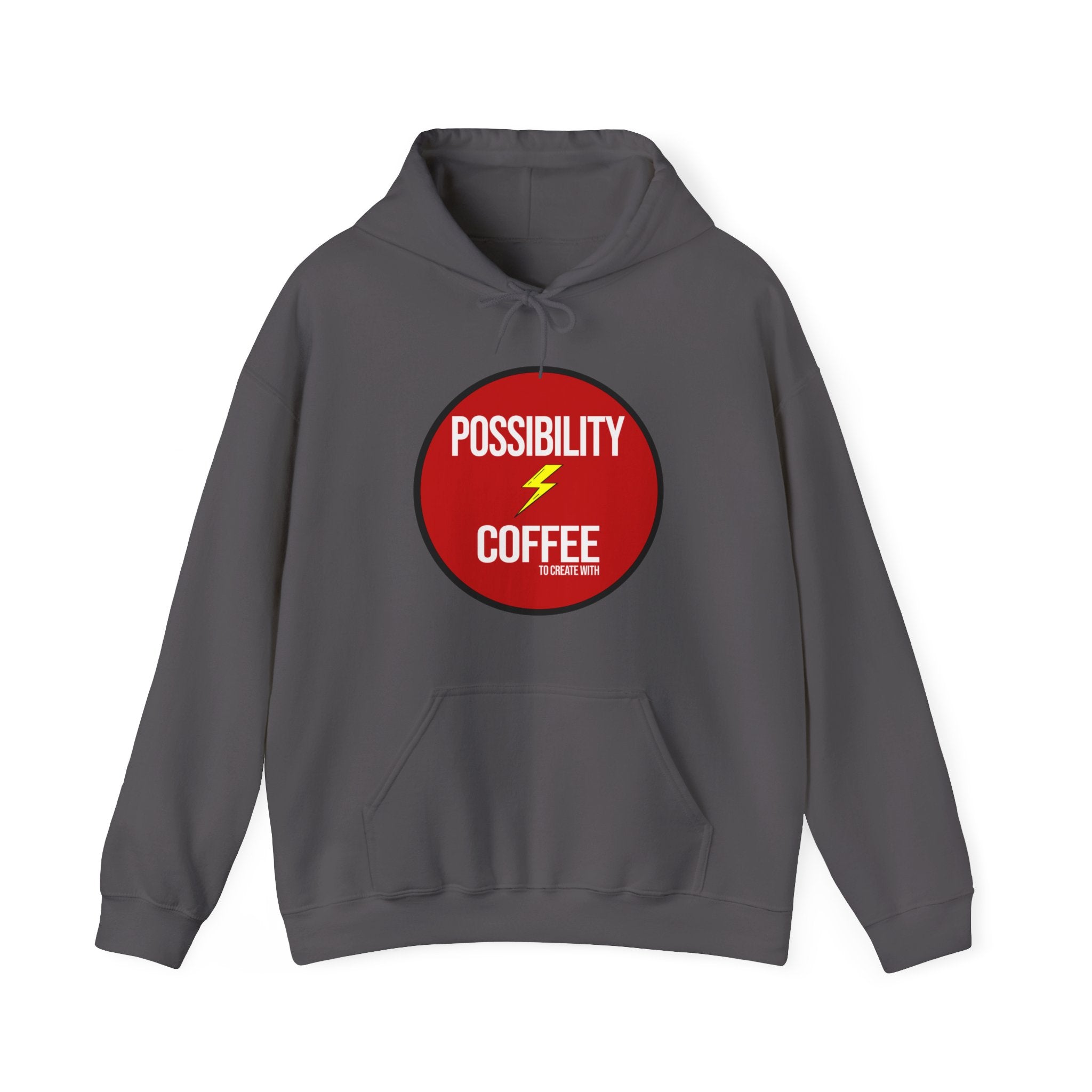 Charcoal Gray Possibility Coffee Hoodie