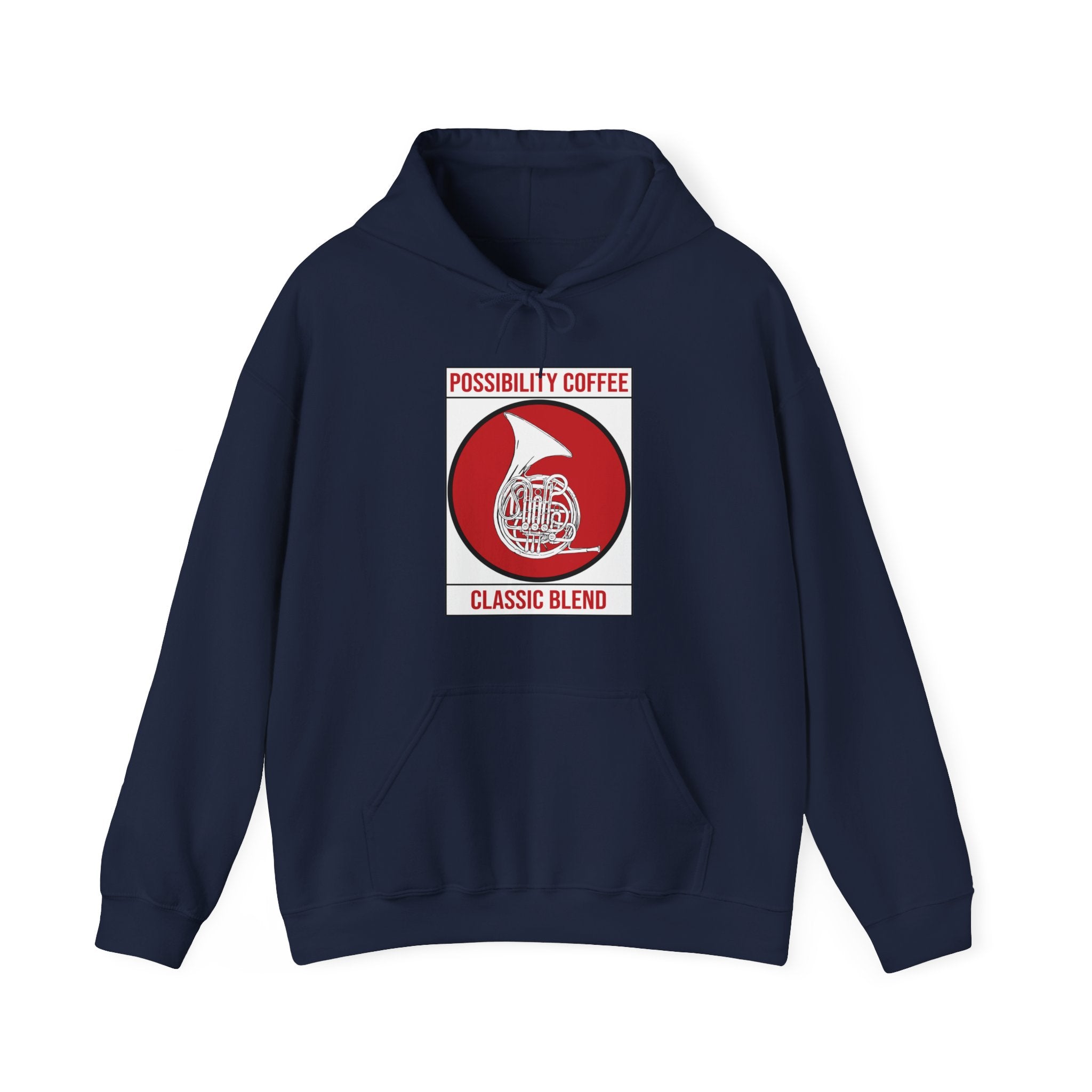 Navy Possibility Coffee Classic Blend Hoodie Blue