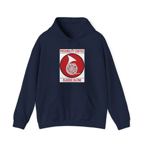 Navy Possibility Coffee Classic Blend Hoodie Blue