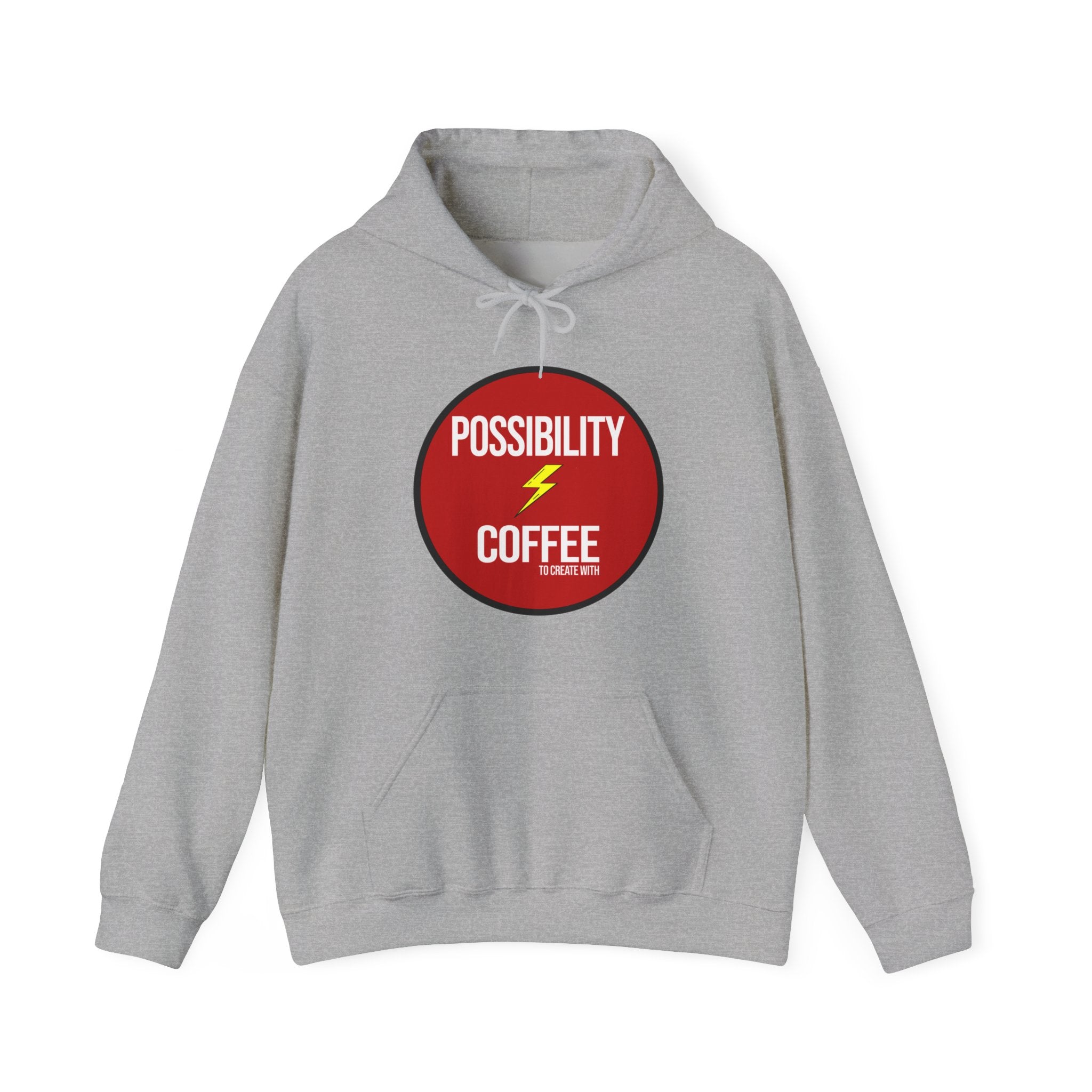 Sports Gray Possibility Coffee Hoodie