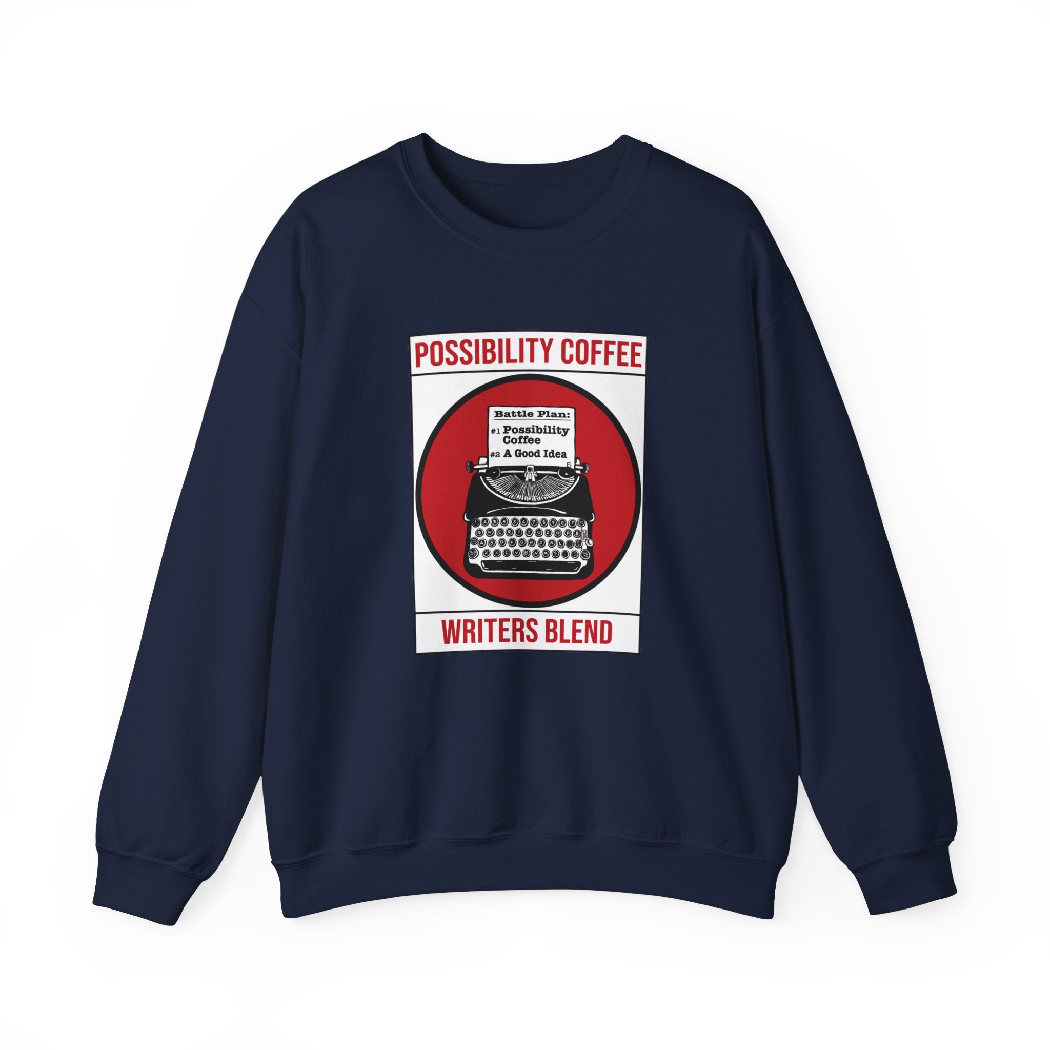 Navy Blue Possibility Coffee Writers Blend Sweatshirt