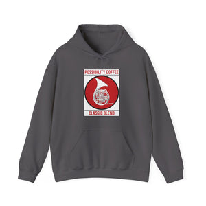 Charcoal Gray Possibility Coffee Classic Blend Hoodie 