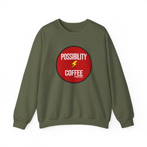 Military Green Possibility Coffee Logo Sweatshirt