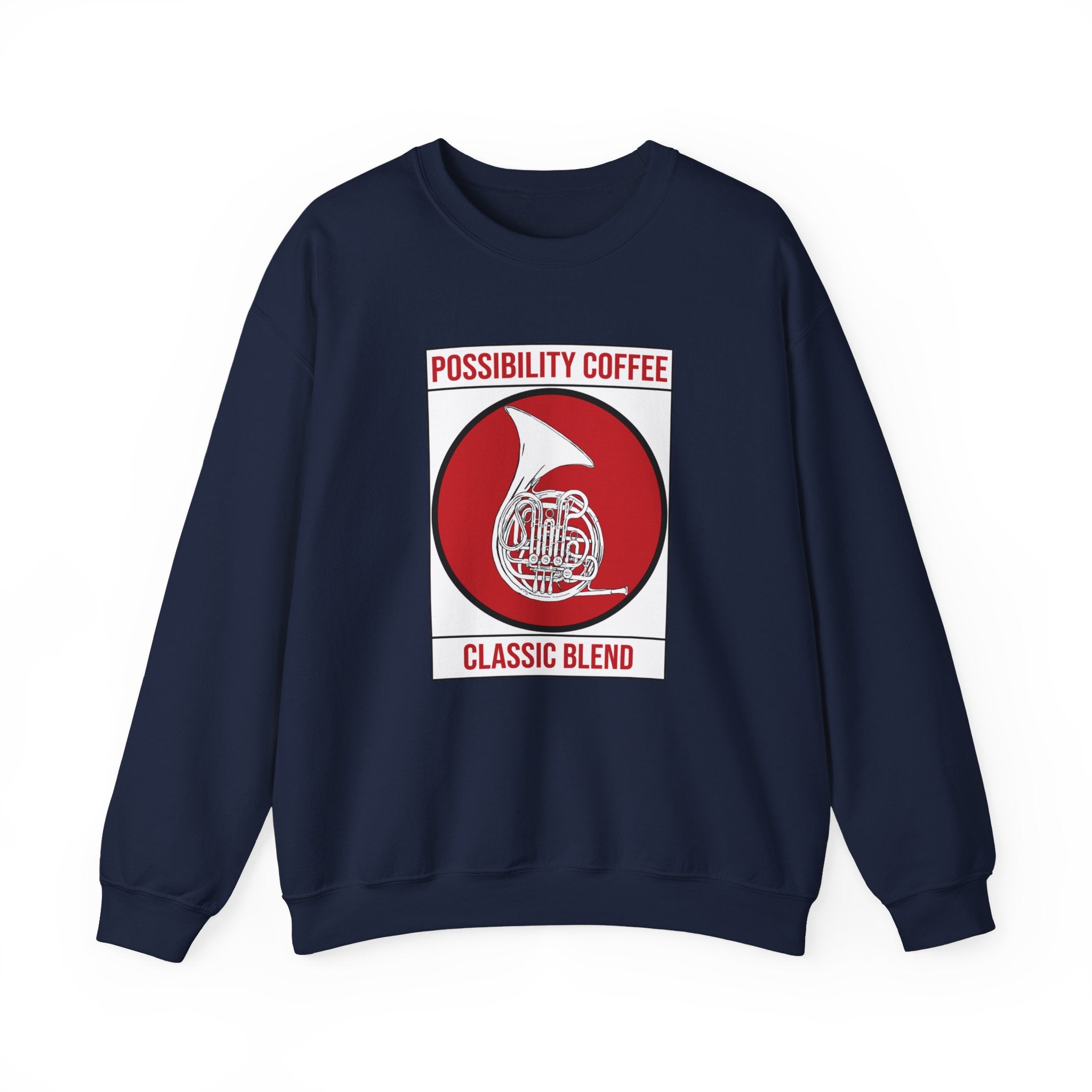 Navy Blue Possibility Coffee Classic Blend Sweatshirt