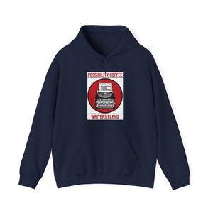 Navy Blue Possibility Coffee Writers Blend Hoodie