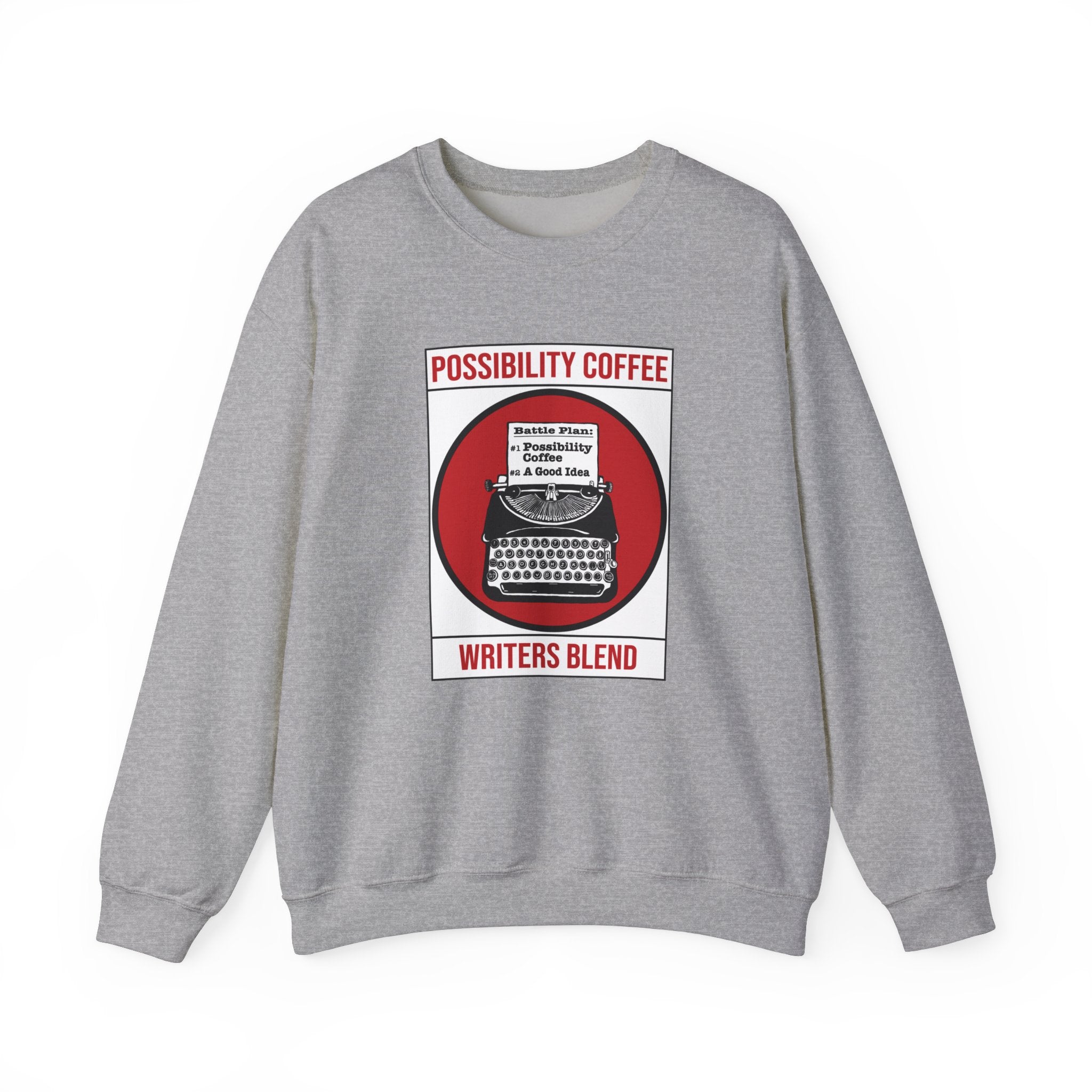 Sports Gray Possibility Coffee Writers Blend Sweatshirt