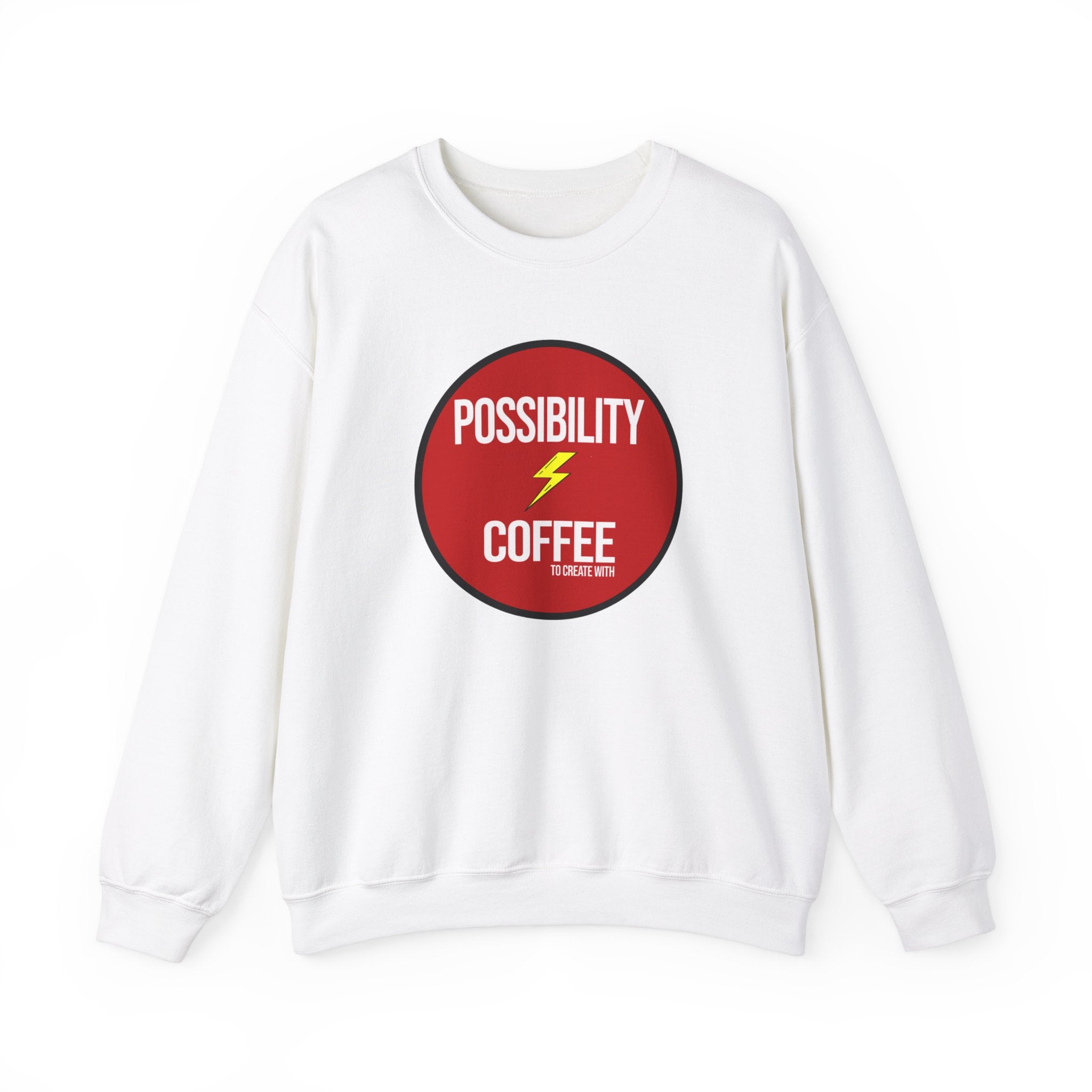 White Possibility Coffee Logo Sweatshirt