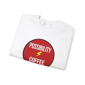 White Possibility Coffee Logo Sweatshirt