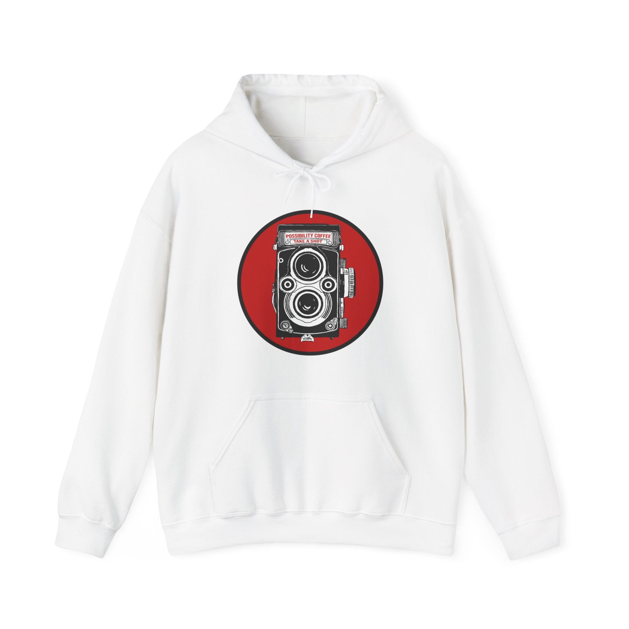 White Possibility Coffee Take a Shot Espresso Hoodie